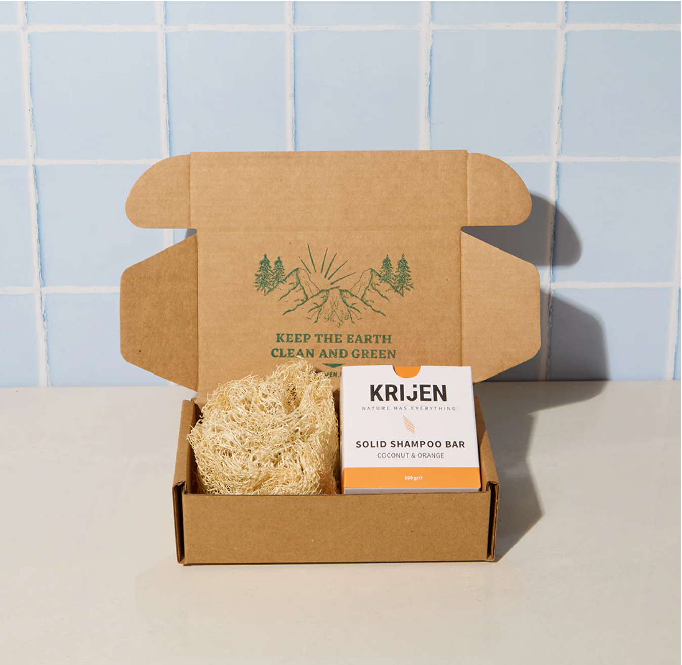 Coconut & Orange Solid Shampoo Bar 100 Gr