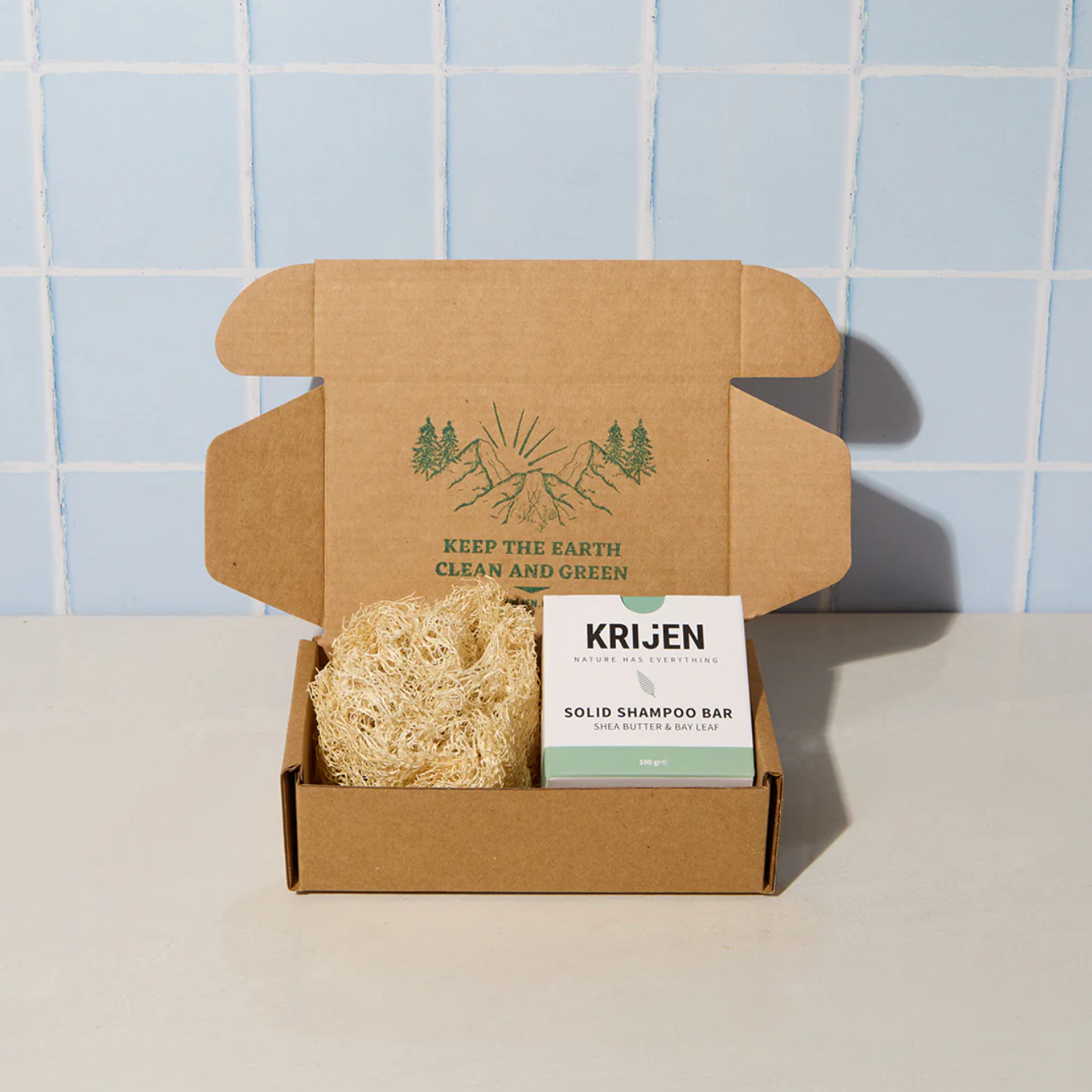 Shea Butter & Bay Leaf Solid Shampoo Bar 100 Gr
