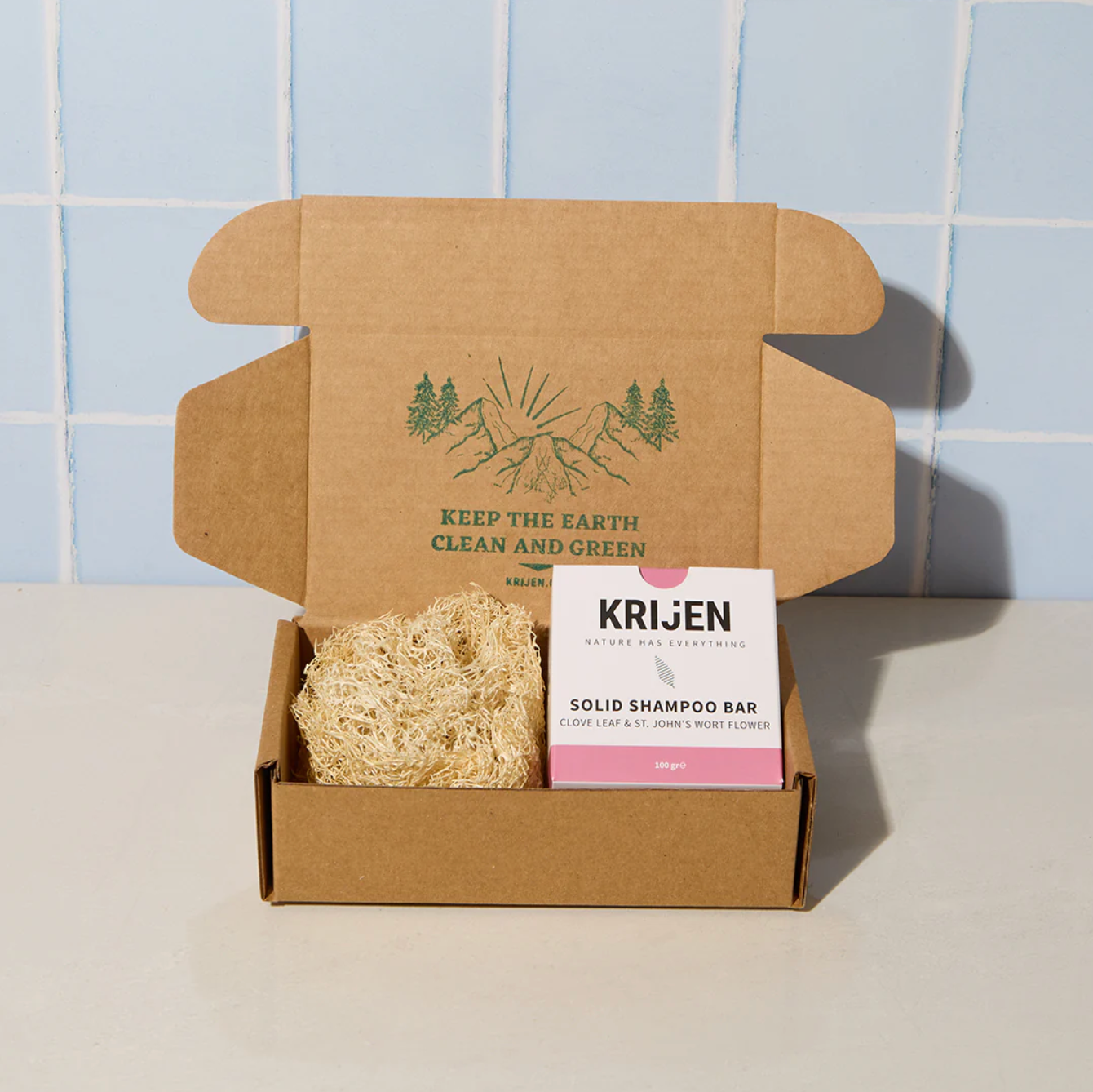 Kruidnagelblad & Sint-Janskruidbloem Shampoo Bar 100 Gr