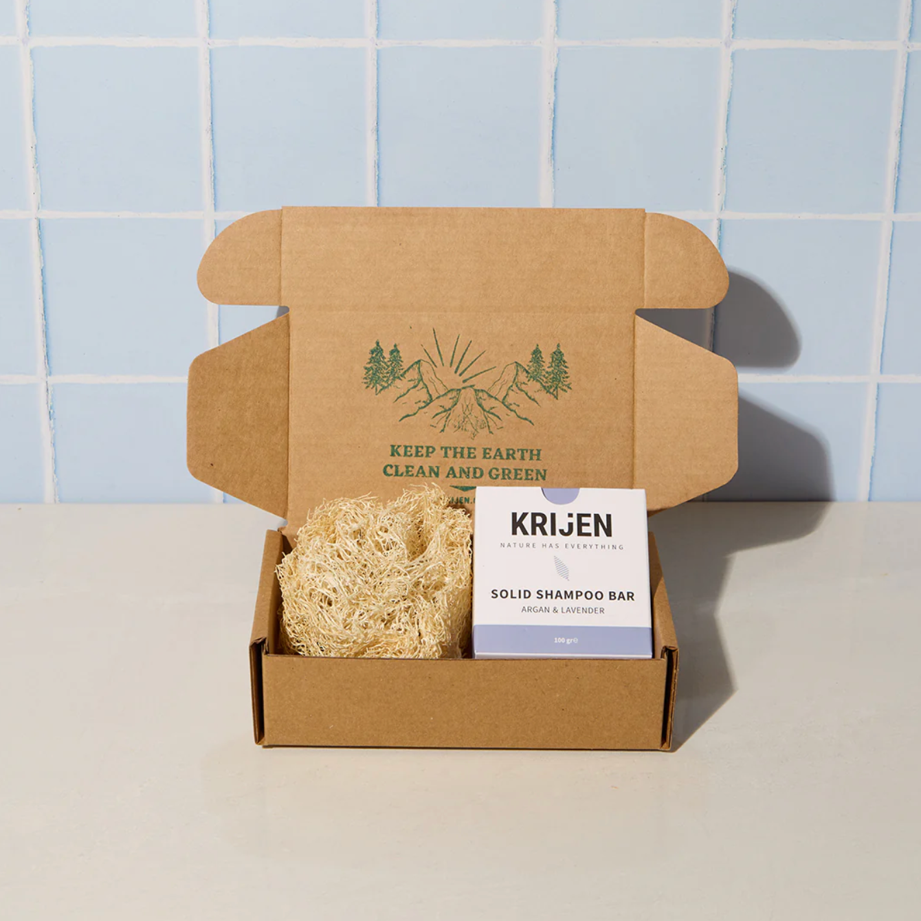 Argan & Lavender Solid Shampoo Bar 100 Gr