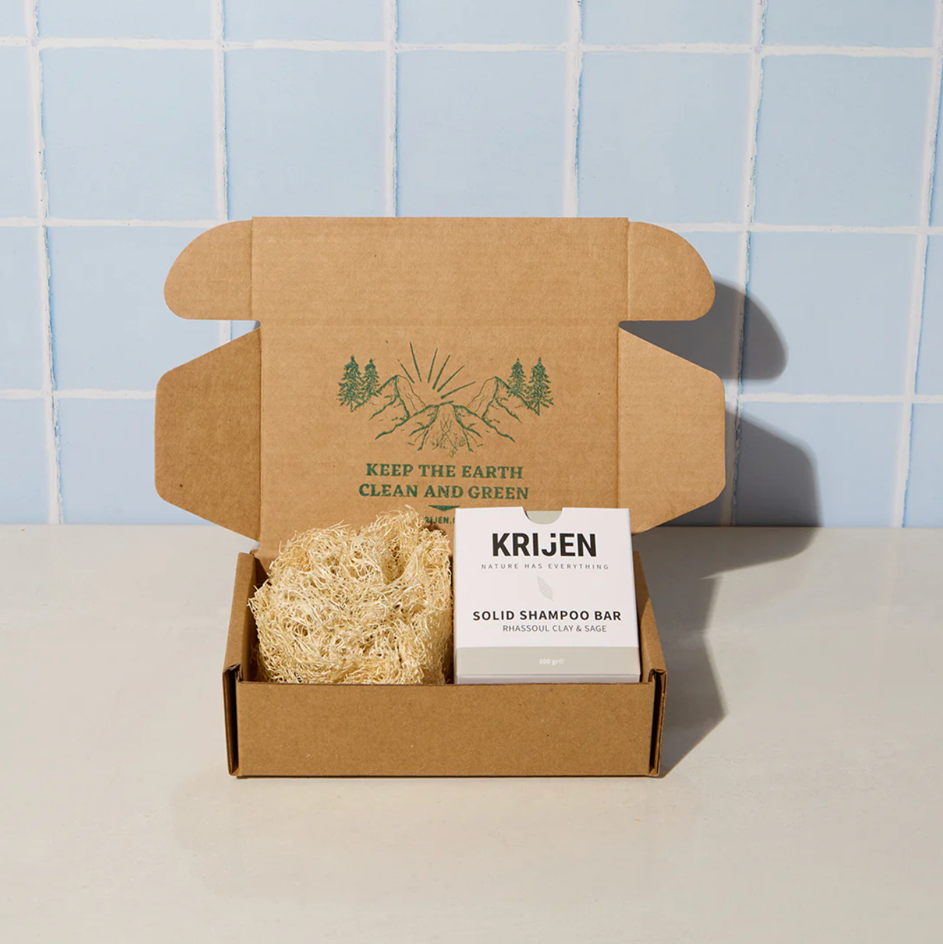 Rhassoul & Sage Solid Shampoo Bar 100 Gr