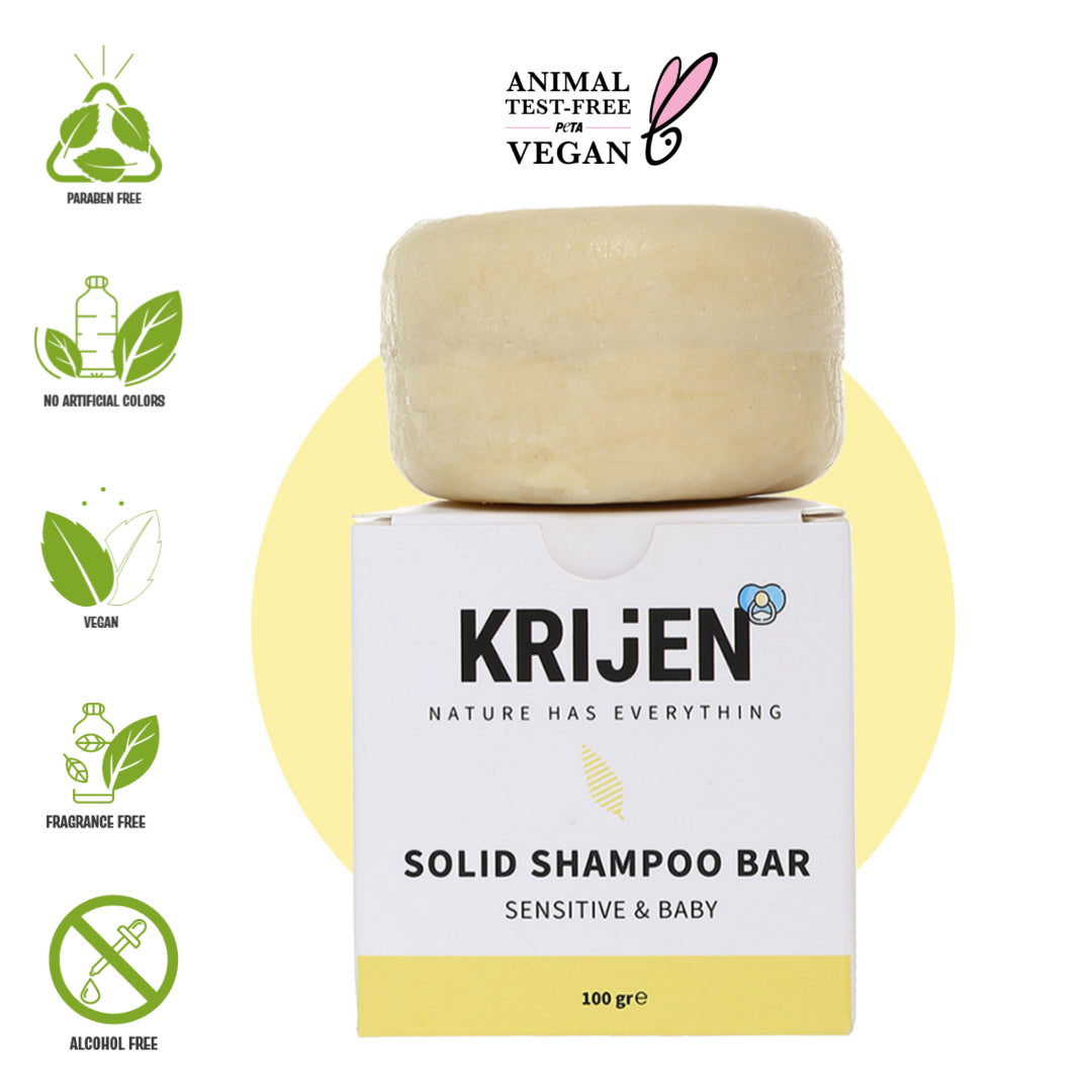 Sensitive & Baby Solid Shampoo Bar 100 Gr