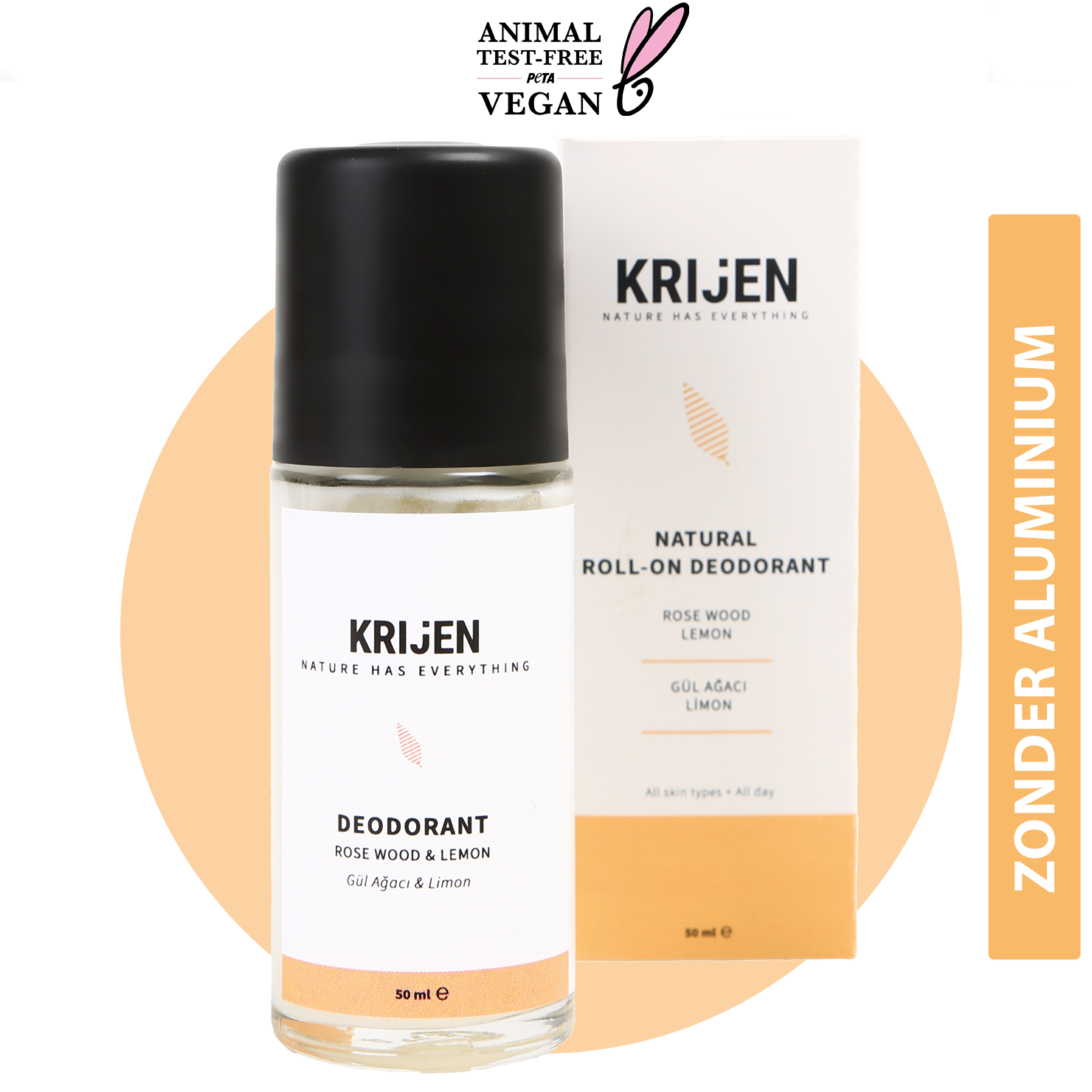 Rosenholz & Zitrone Roll-On Deodorant (50 ml)