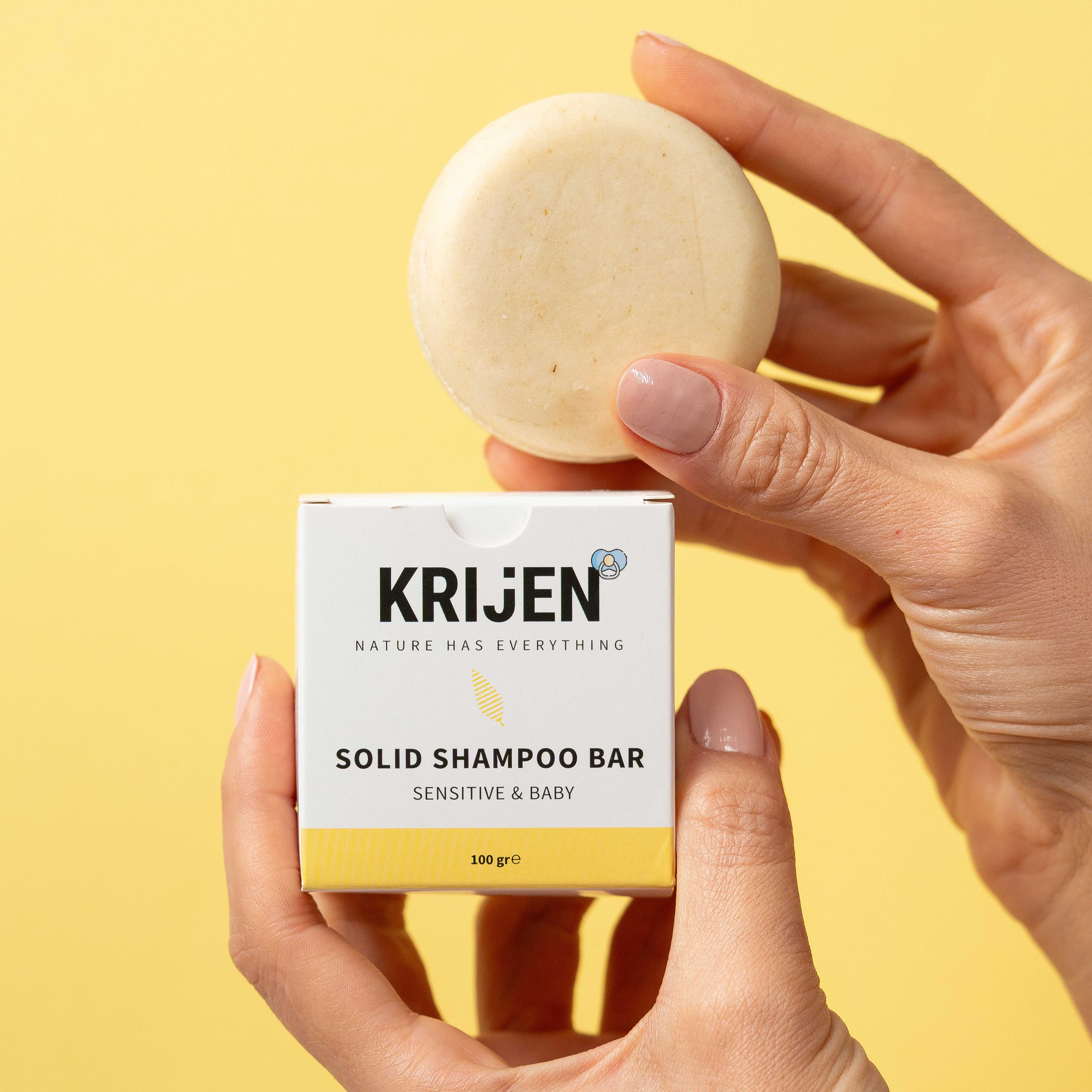 Sensitive & Baby Solid Shampoo Bar 100 Gr