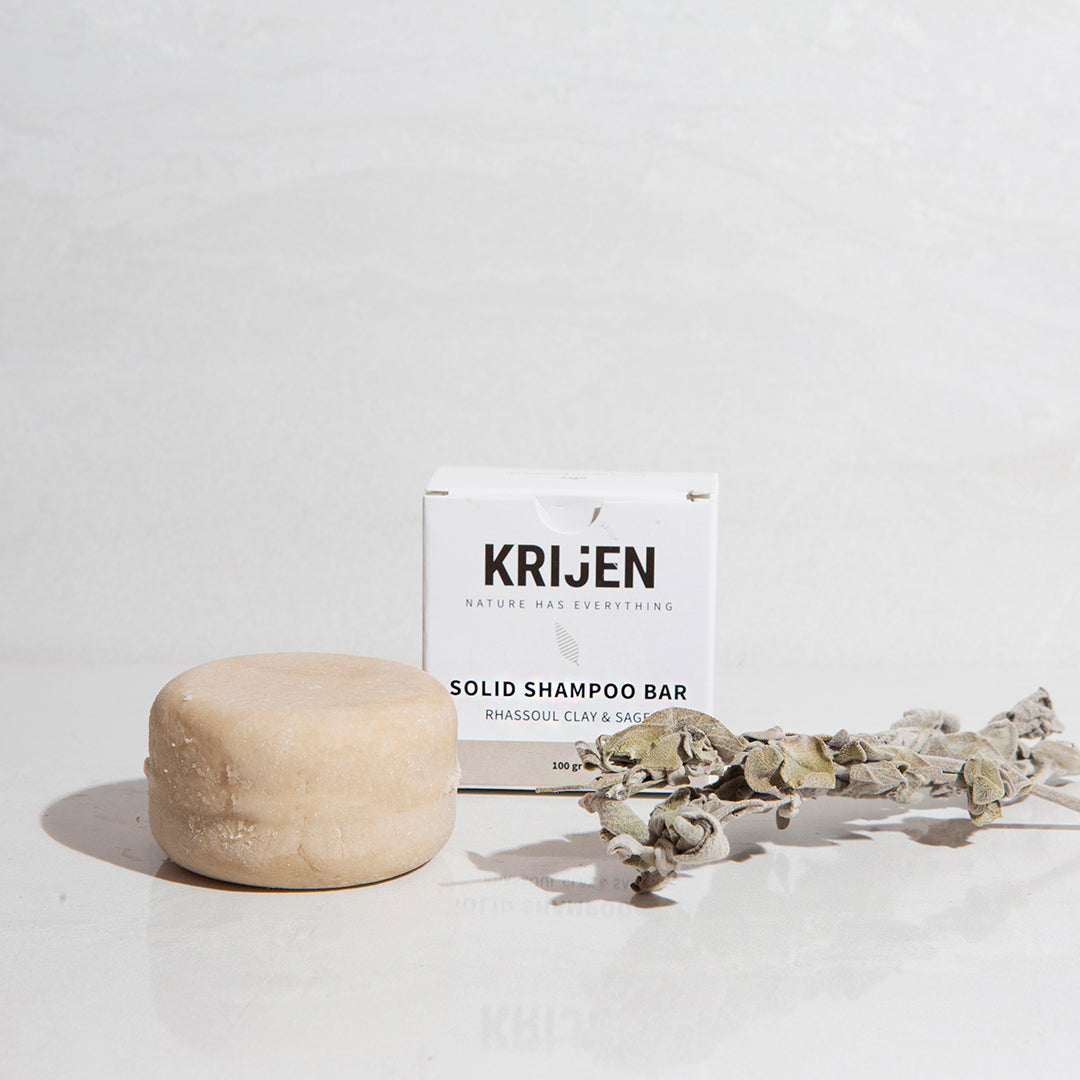 Rhassoul & Sage Solid Shampoo Bar 100 Gr